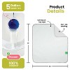 IMPROVIA® Washable Underpads 34”x36”, Heavy Absorbency Waterproof Incontinence Pads for Kids, Adults & Pets – Protects Bed, Couch, Sofa & Floor - 3 of 4