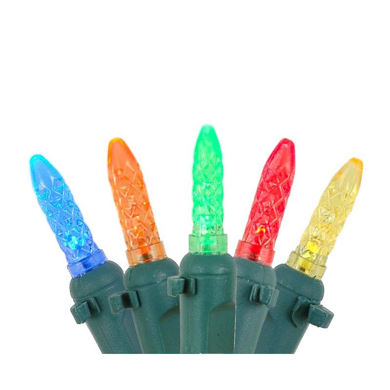 Novelty Lights M5 LED Icicle Lights on Green Wire 150 Bulbs, 3 of 7