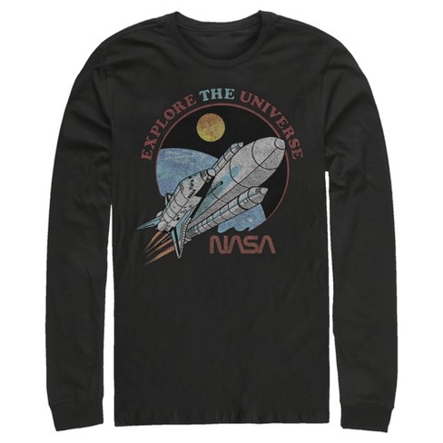 nasa long sleeve black