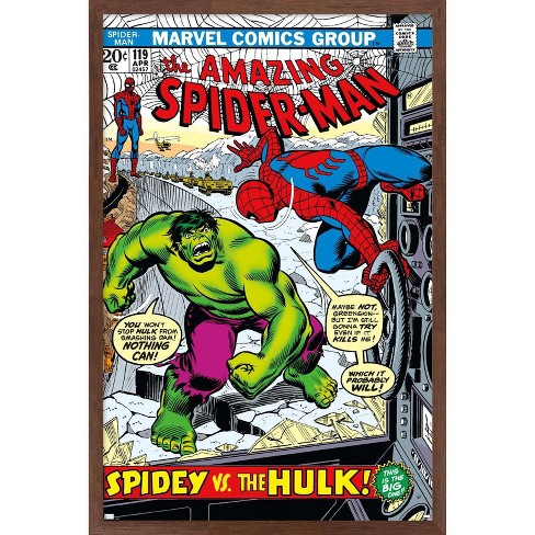 Trends International Marvel Comics Spider-Man - The Amazing Spider-Man #119 Framed Wall Poster Prints - image 1 of 4