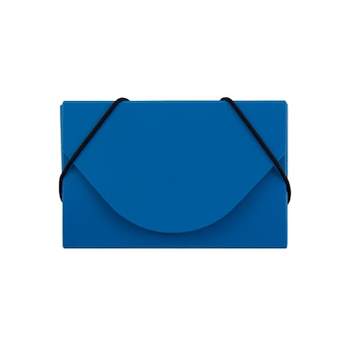 JAM Paper Plastic Business Card Holder Case Blue Solid Sold Individually (291618967)