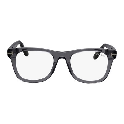 Tom Ford FT 5820-B 020 Mens Square Eyeglasses Grey 50mm