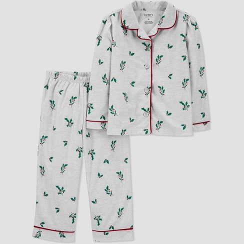 Carter s Just One You Toddler Girls 2pc Holiday Floral Pajama