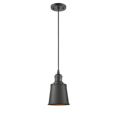 Addison - 1 Light Cord Hung Mini Pendant In Traditional Style-8 Inches Tall and 5 Inches Wide