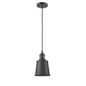 Addison - 1 Light Cord Hung Mini Pendant In Traditional Style-8 Inches Tall and 5 Inches Wide - 1 of 1