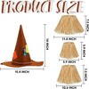 Joyfy Halloween Dress Up Party Favors Scarecrow Costume Set with Straw Hat/Skirt for Kids Adults Halloween Cosplay Harvest Party Accessories - 2 of 4