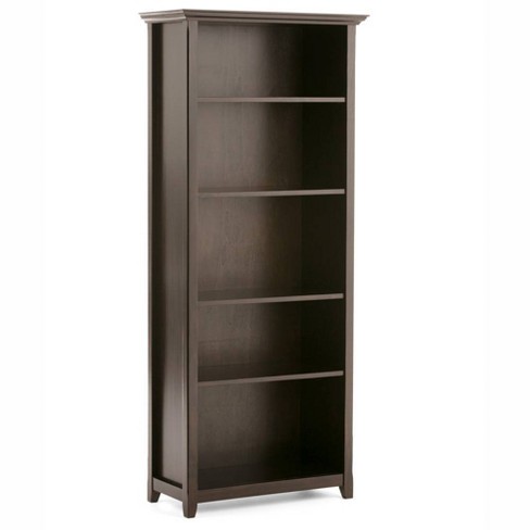 70 Halifax 5 Shelf Bookshelf Hickory Brown - WyndenHall