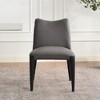 KINWELL Top-Grain Genuine Leather Modern Upholstered Dining Chair - 2 of 4