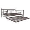 Milan Queen Daybed and Full Trundle Set Bronze - Room & Joy: Victorian Design, Metal Frame, No Box Spring Needed - image 4 of 4