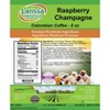 Larissa Veronica Raspberry Champagne Colombian Coffee (Gourmet, Naturally Flavored, Whole Coffee Beans) (8 oz, ZIN: 563567) - 2 of 4