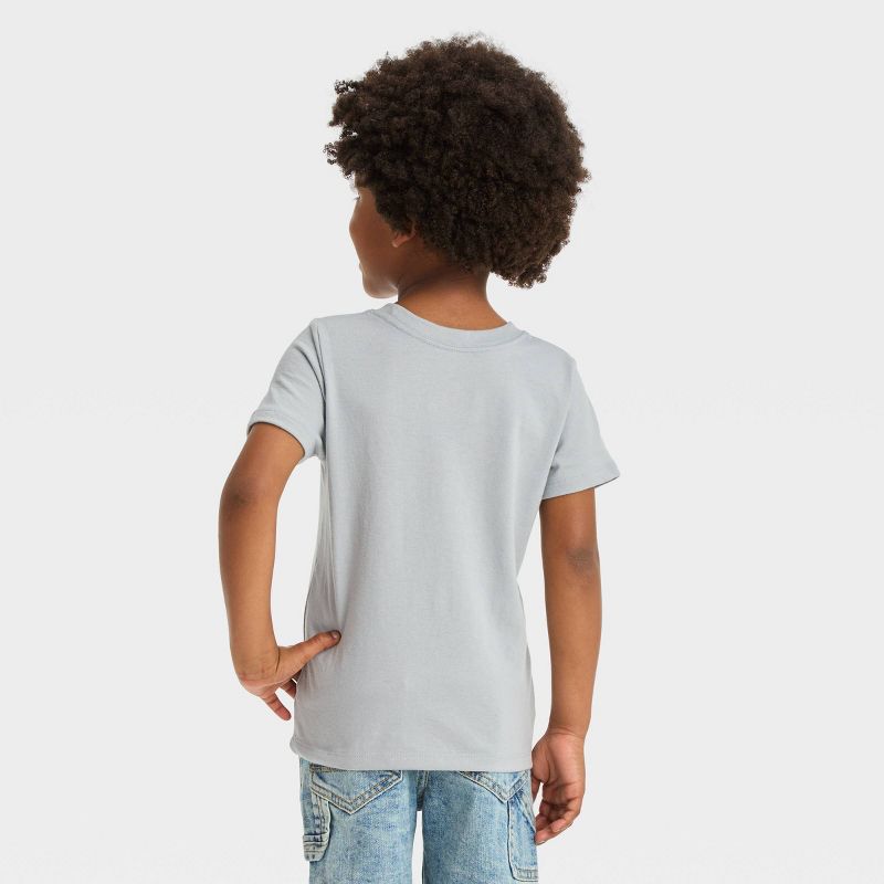 Toddler Boys&#39; Short Sleeve My Dad On Another Level Graphic T-Shirt - Cat &#38; Jack&#8482; Gray, 4 of 5