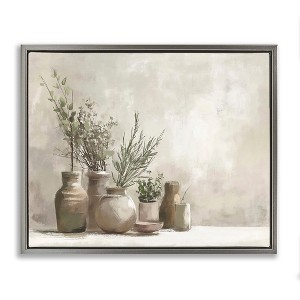 Stupell Industries Cottage Herbs in Pottery, 17" x 21" - 1 of 4