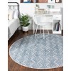 Unique Loom Eco Trellis Native Trellis Indoor Woven Area Rug - 3 of 4