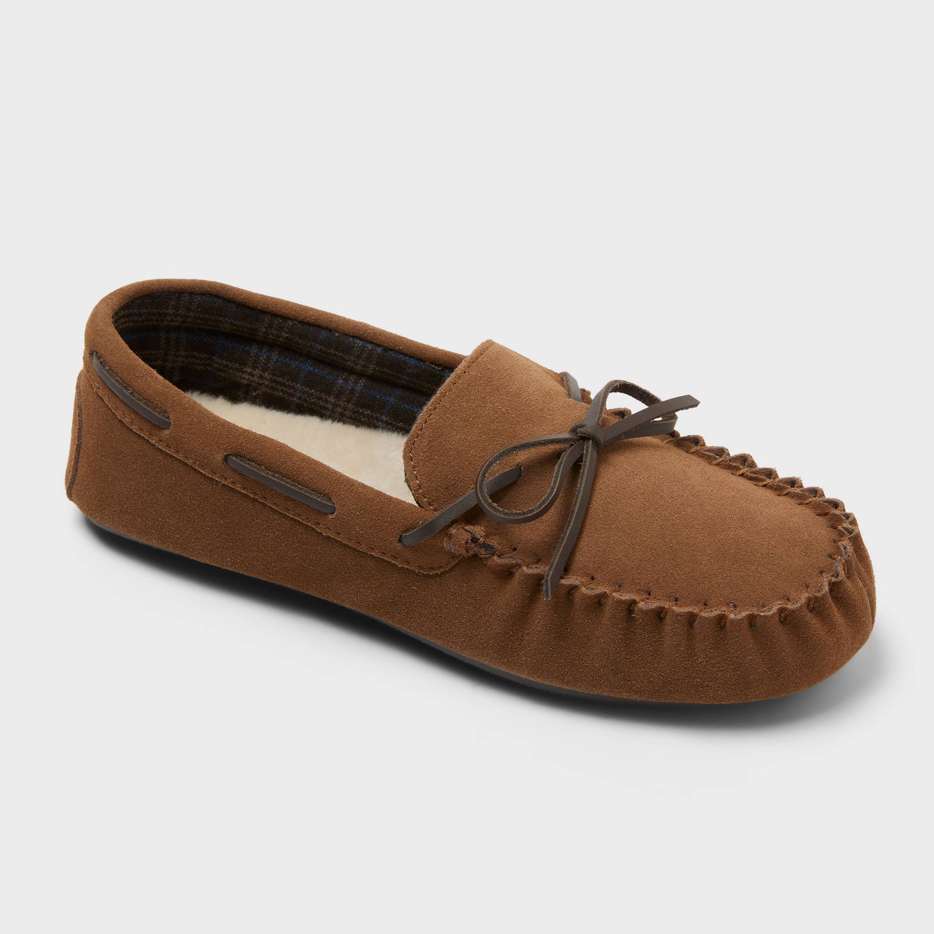 Men's Topher Moccasin Slippers - Goodfellow & Co™ Brown
