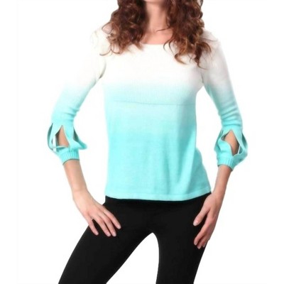 Women's OMBRE CUTOUT EMPIRE TOP - ANGEL