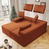 SYFERLORY 108" Cloud Sectional Couch with L-Shape Chaise,4 Seat Modern Modular Sofa with Deep Seat, No Assembly Required - 4 of 4