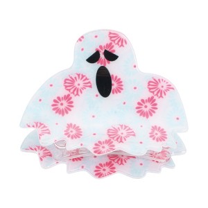 Unique Bargains Halloween Funny Style Hair Clips 3.15" Length Pink White 1 Pc - 1 of 3