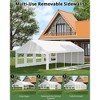 16'x32' Commercial Party Tent - Heavy Duty Wedding Canopy with Removable Sidewalls & Clear Windows for Outdoor Events, BBQ & Banquets - 2 of 4