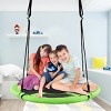 Infans 40" Kids Hanging Chair Swing Tent Set Hammock Nest Pod Seat Green - 3 of 4