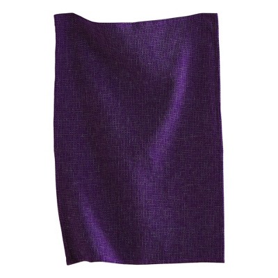 tagltd 26"L x 18"W Classic Plum Cotton Waffle Weave Dishtowel Kitchen Towel Yellow Machine Washable