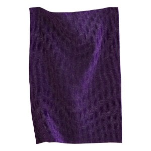 tagltd 26"L x 18"W Classic Plum Cotton Waffle Weave Dishtowel Kitchen Towel Yellow Machine Washable - 1 of 2