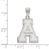 Black Bow Jewelry 10k White Gold Appalachian State Mountaineers NCAA Large Pendant - 2 of 3