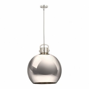 Newton Sphere - 1 Light Pendant In Industrial Style-22.5 Inches Tall and 18 Inches Wide - 1 of 1