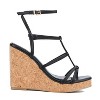 New York & Company Abla Women's Strappy Wedge Sandal - 2 of 4
