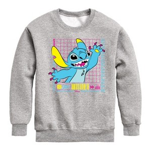 Boys' - Disney - Lilo & Stitch Graphic Long Sleeve Fleece Sweatshirt - 1 of 4