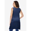 Woman Within Plus Size Sleeveless Hanky Hem Tunic - 3 of 4