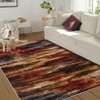 Area Rugs 5x7 Living Room Rug, Machine Washable Rug, Non-Slip Soft Floor Carpet, Low Pile Modern Accent Rug, Foldable Abstract Rug for Bedroom - 2 of 4