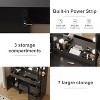Garvee 56''Makeup Vanity Desk with Mirror,Modern Dressing Table with Drawers & Adjustable Shelves, Makeup Table Set with Cushioned Stool for Bedroom - 3 of 4