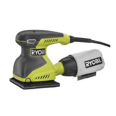 Ryobi ZRS652DGK 2.0 Amp 1/4-Sheet Orbital Pad Sander Kit Manufacturer Refurbished