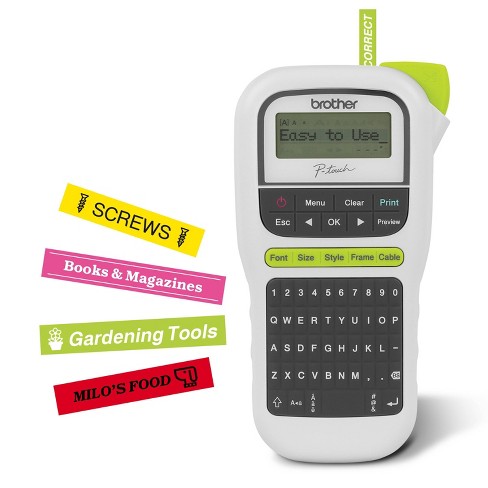 Brother P-touch Pt-h110 Handheld Label Maker: Portable, White, No ...