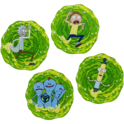 Paladone Products Ltd. Rick and Morty 3D Drink Coasters | Set of 4