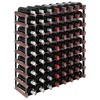 vidaXL Wine Rack for 72 Bottles Brown Solid Wood Pine - 3 of 4