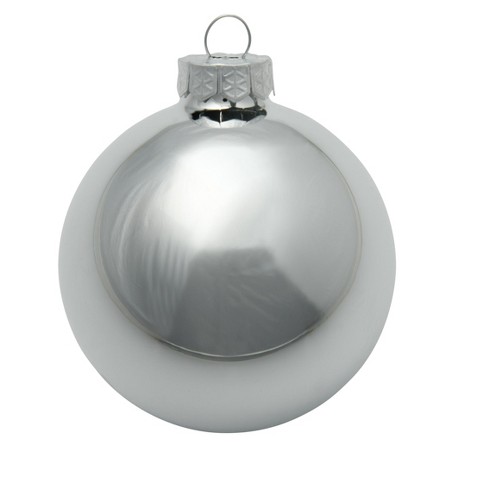 Northlight 12ct Black Matte Glass Christmas Ball Ornaments 2.75 (70mm)