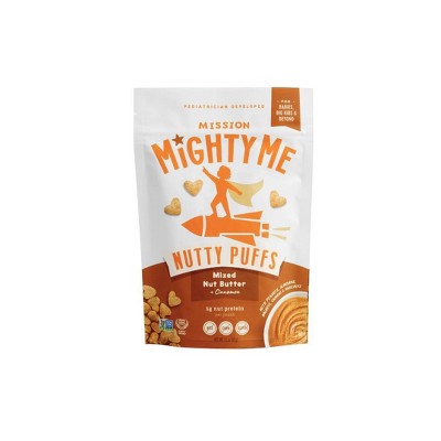 Mission MightyMe Nutty Puffs Baby Snacks - Mixed Nut Butter 1.5oz - 1.5oz