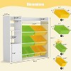 Kids Toy Storage Organizer,With 8 Colorful Removable Bins,Bookshelf & Large Toy Box for Bedroom, Nursery, Classroom,Study - 2 of 4