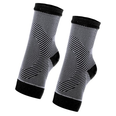 Unique Bargains Ankle Compression Sleeve Socks Foot Ankle Brace For Men ...