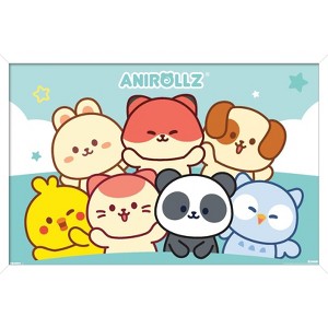 Trends International Anirollz - Group Framed Wall Poster Prints - 1 of 4