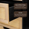 5-Drawer Rattan Dresser Chest Modern Farmhouse Storage Cabinet for Bedroom, Living Room, Hallway and Entryway - 4 of 4