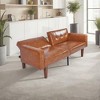 NicBex 68.11 Inch PU/Linen Sofabed,Convertible Sofa with Tufted Backrest for Living Room,Office,Apartment,Small Space - 2 of 4