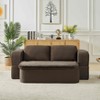 APRILSOULConvertible Sleeper Sofa, Modern Folding Futon Floor Foam Compression Sofa Bed Couch for Living Room Bedroom - 3 of 4