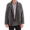 Alpine Swiss Jake Mens Wool Pea Coat Double Breasted Peacoat Jacket - 4 of 4