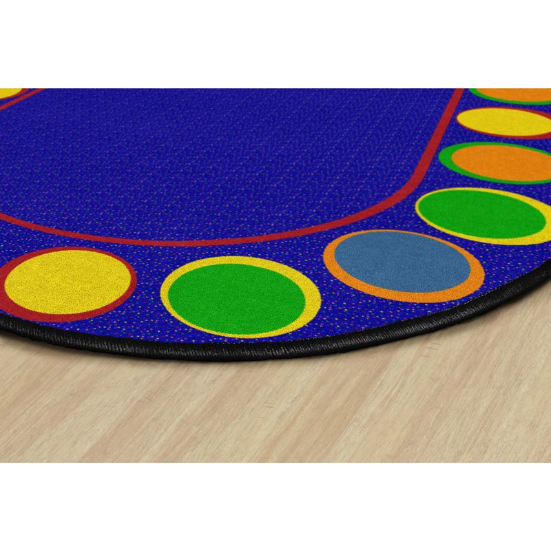 Flagship Carpets Sitting Spots Children's Classroom Area Rug, Seats 20, 6' x 8'4", 3 of 5