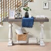Sofa Tabe 30inch height pedestal table leg Farmhouse Design Retro Design Living room - 3 of 4