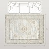 6x9 Boho Area Rug, Indoor Machine Washable Carpet for Living Room, Bedroom, Dining Room, Kitchen - 3 of 4