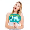 Big Dot of Happiness Funny Blue Bar Mitzvah - Boy Party Photo Booth Props Kit - 10 Piece - 2 of 4