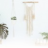 Unique Bargains Macrame Plant Hanger Woven Cotton Indoor Outdoor Decorative - 2 of 4
